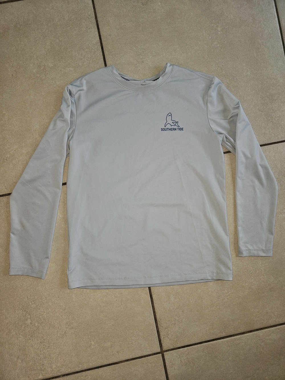 Southern Tide Light Blue Long-Sleeve Performance Tee